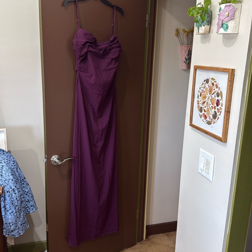 House of CB Lani Merlot Corset Maxi Dress Gown - Picture 4 of 16